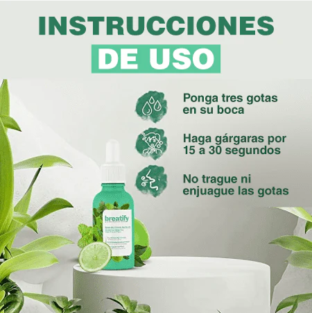 Breatify Refrescante Bucal para el Mal Aliento