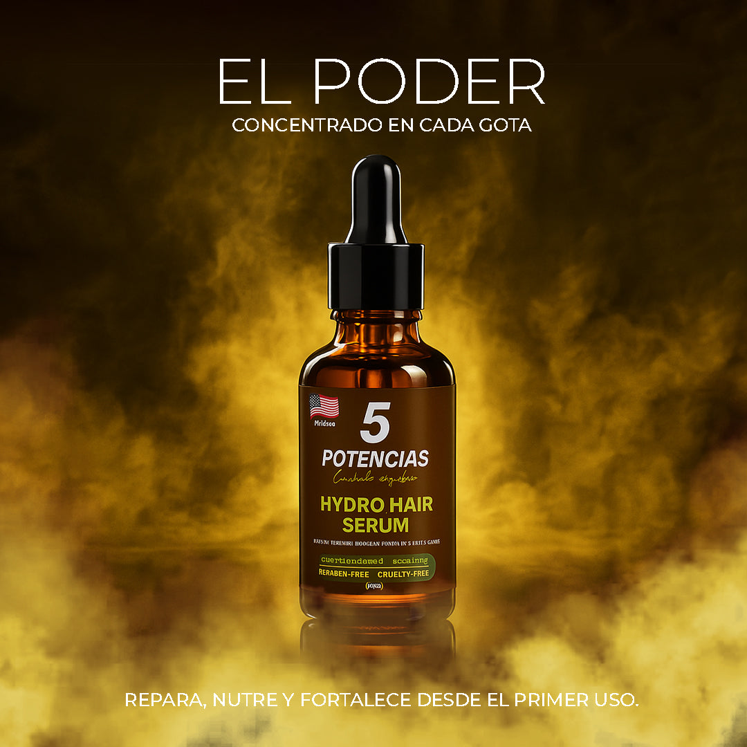 Elixir 5 Potencias Crecimiento, Fuerza y Brillo Extremo.