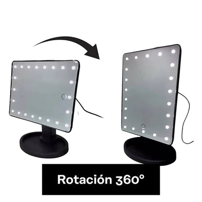 Espejo con luces Led HD para Tocador