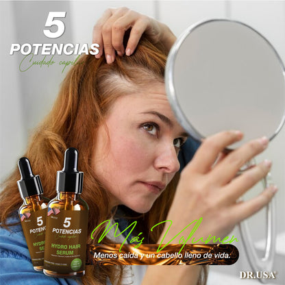 Elixir 5 Potencias Crecimiento, Fuerza y Brillo Extremo.