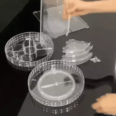 ORGANIZADOR DE MAQUILLAJE GIRATORIO 360