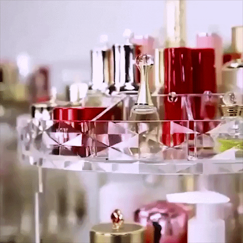 ORGANIZADOR DE MAQUILLAJE GIRATORIO 360