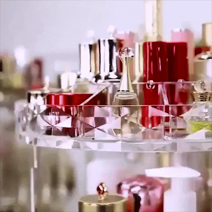 ORGANIZADOR DE MAQUILLAJE GIRATORIO 360